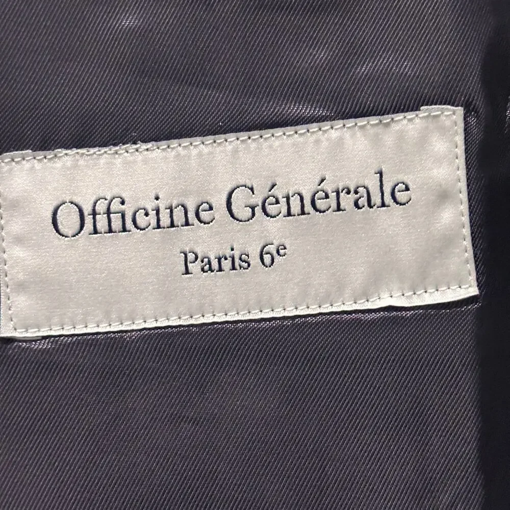 OFFICINE GENERALE EU 50 LIGHTWEIGHT DOUBLE BREASTED NAVY BLAZER NWT